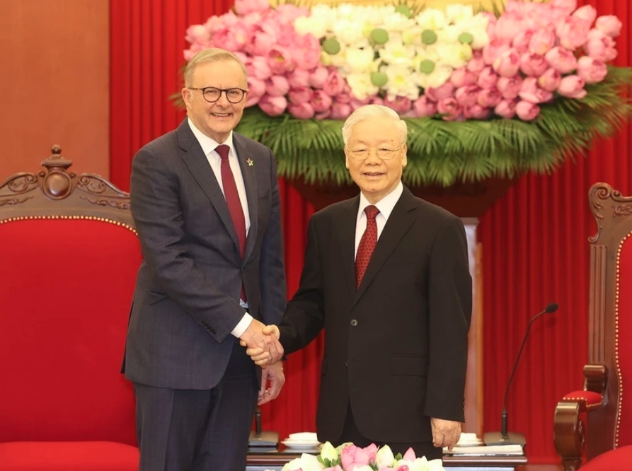 Australia lauds Vietnamese Party chief’s role in bilateral ties